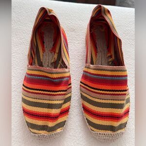 COUSO MAIN Espadrilles Multicolor Pattern Print Size 39.